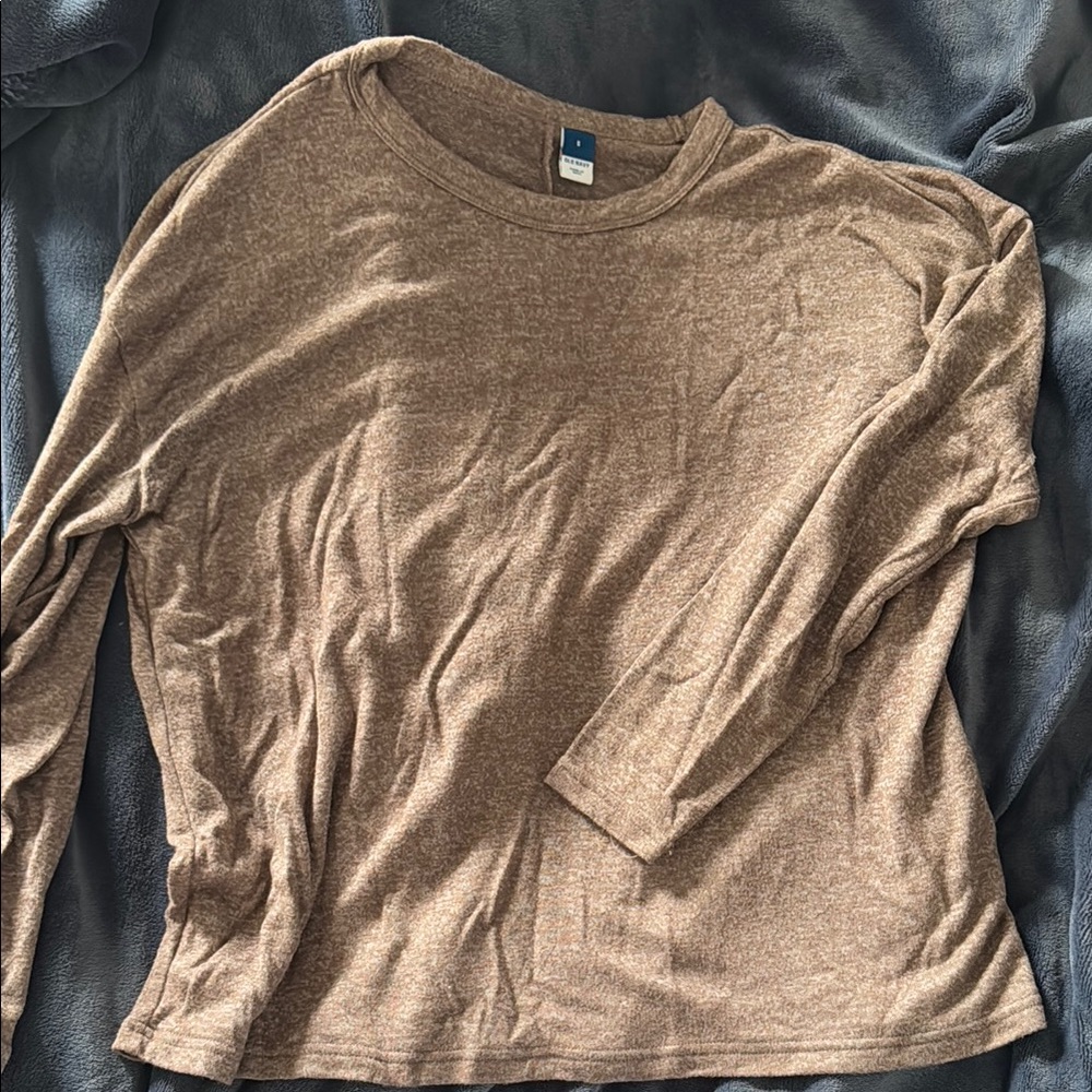 Old Navy Brown Long Sleeve Tee